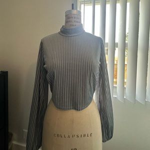 Altar’d State Blue turtle neck top